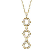 MICHAEL M Pavé Hex Infinity Pendant
